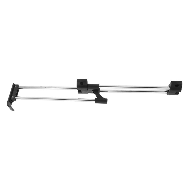 250mm Solid Steel Adjustable Closet Rod Retractable Hanging Rail Wardrobe Accessory - Image 2