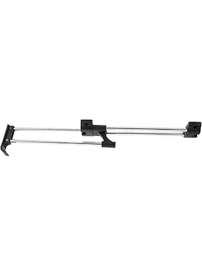 250mm Solid Steel Adjustable Closet Rod Retractable Hanging Rail Wardrobe Accessory - Image 1