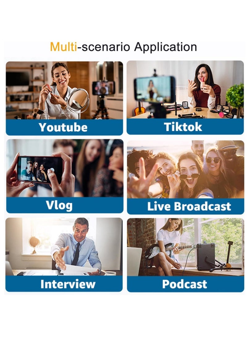 TIGER 3-in-1 Wireless Microphone for Smartphone, PC & Amplifier – Crystal Clear Sound, Easy Connection, Ideal for Vlogging, Streaming & Live Events – Compact & Portable  - Image 5