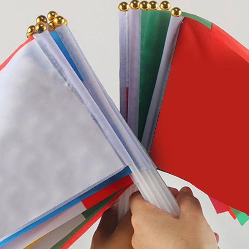 38cm Plastic Flag Poles 200pcs Handheld Replacement Parts for DIY Decorative Flags - Image 4