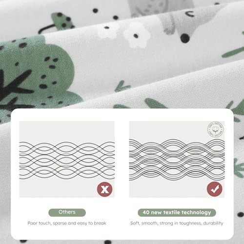 Yoofoss Baby Sleep Sack 18-24 Months Long Sleeve Wearable Blanket Baby 100% Organic Cotton 2-Way Zipper 0.5 Tog Toddler Sleeping Sack, Lightweight(X-Large) - Image 5