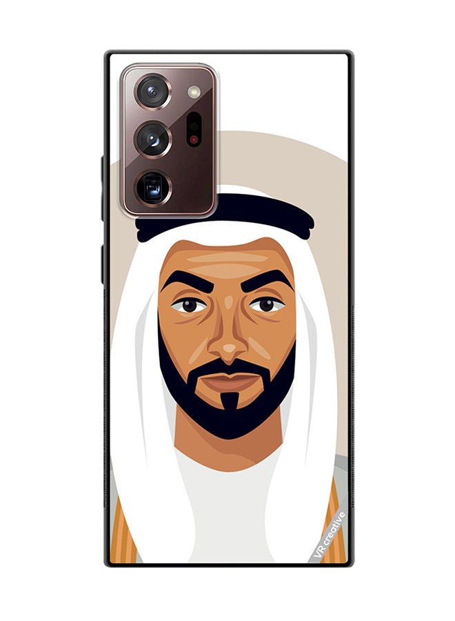 VR CREATIVE Protective Case Cover For Samsung Galaxy Note20 Ultra 5G Sheikh Zayed Bin Sultan Al Nahyan Design Multicolour - Image 1