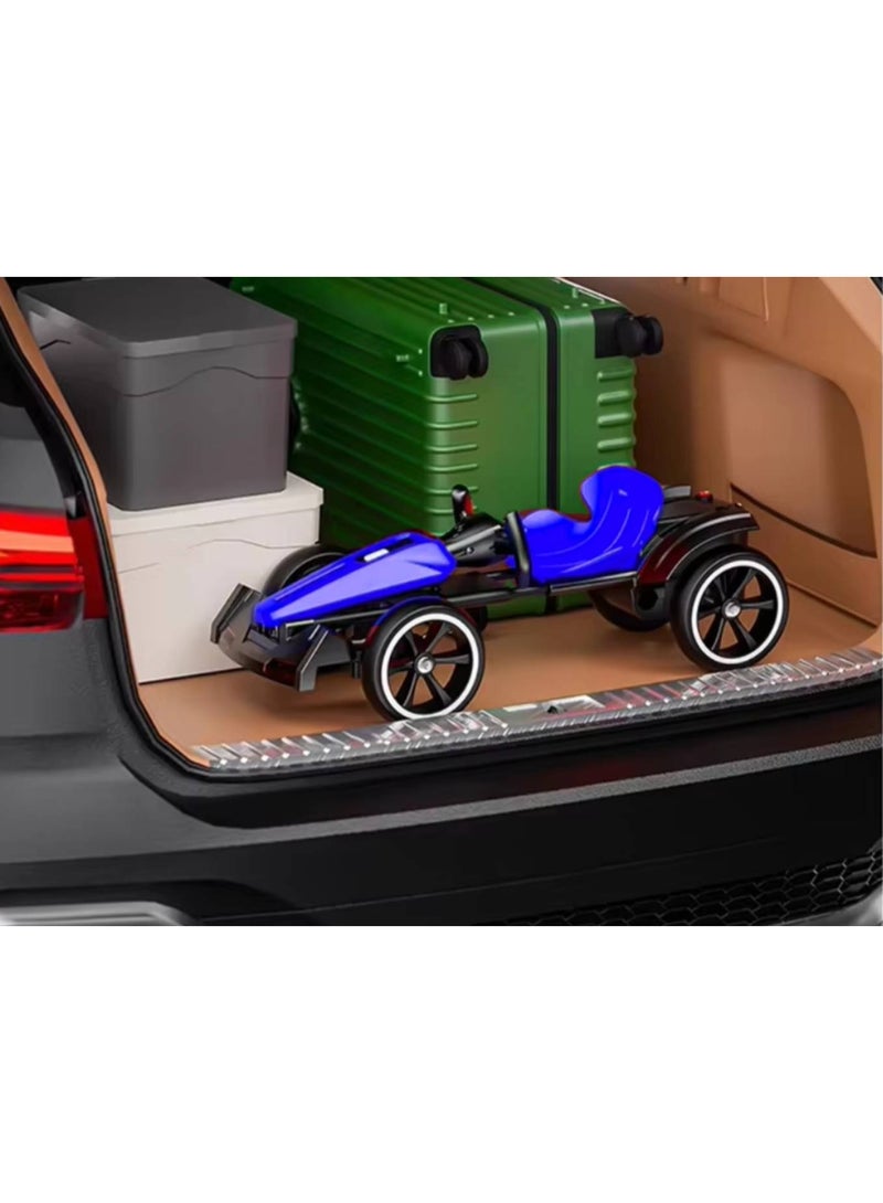 Children's car with lights, sounds, and a seat that can be adjusted forward and backward.  - Image 3