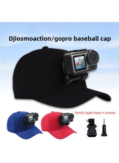 Generic Puluz Accessories For Dji Osmo Action Gopro Includes Dji Hat J-seat Digital Camera Sports Camera Accessories-Color:Black  - Image 1