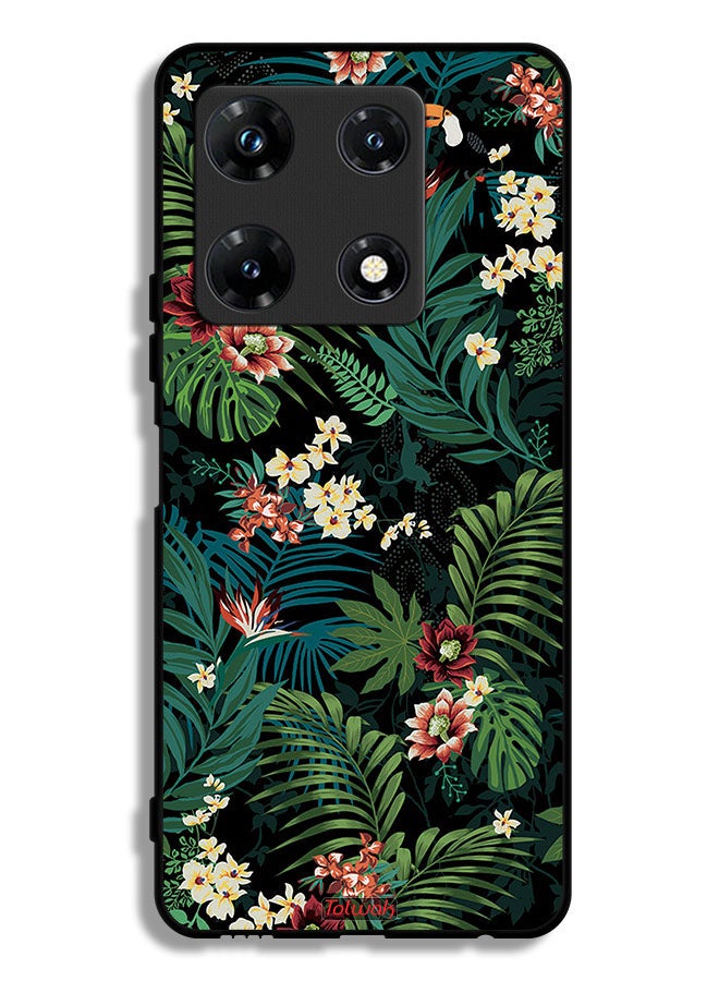 Tolwak Infinix Note 30 Pro Protective Case Cover Tropical Leaves - Image 1