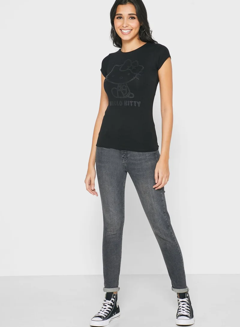 SP Characters Graphic Crew Neck T-Shirt