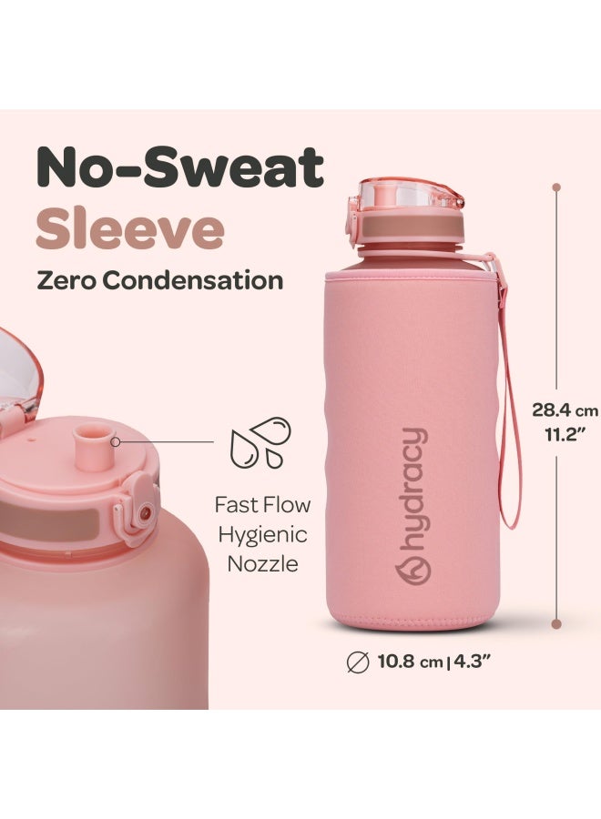 Hydracy Bpa Free Water Bottle With Time Marker Large 64Oz - Image 5