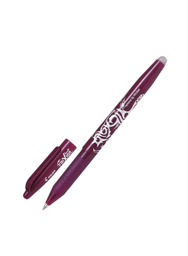 PILOT قلم حبر جاف فريكشن قابل للمسح، 6 قطع، طرف 0.7 مم، حبر بنفسجي - Image 2