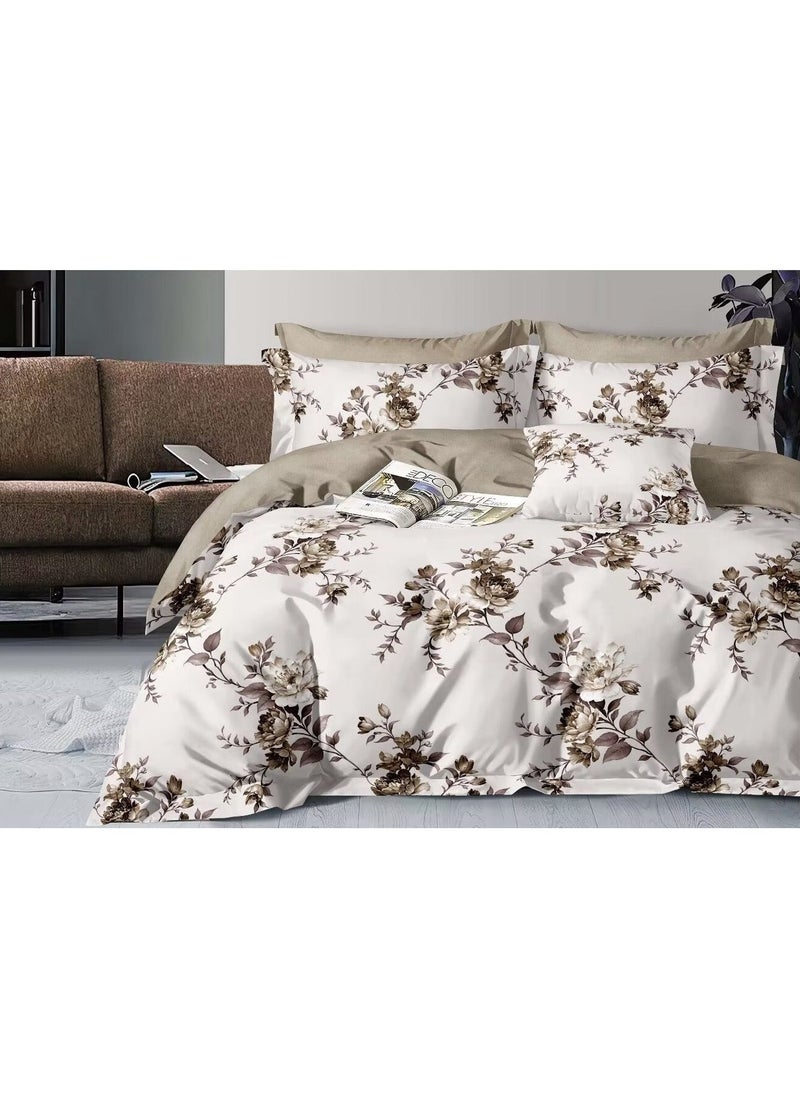 AL RAID King Sheets Set - Hotel Luxury Feel 6-Piece Bed Set, Wrinkle & Fade Resistant, Sheet & Pillow Case Set King Size (4 Pillowcases,1 Duvet Cover & 1 Fitted Sheet) Multicolor 