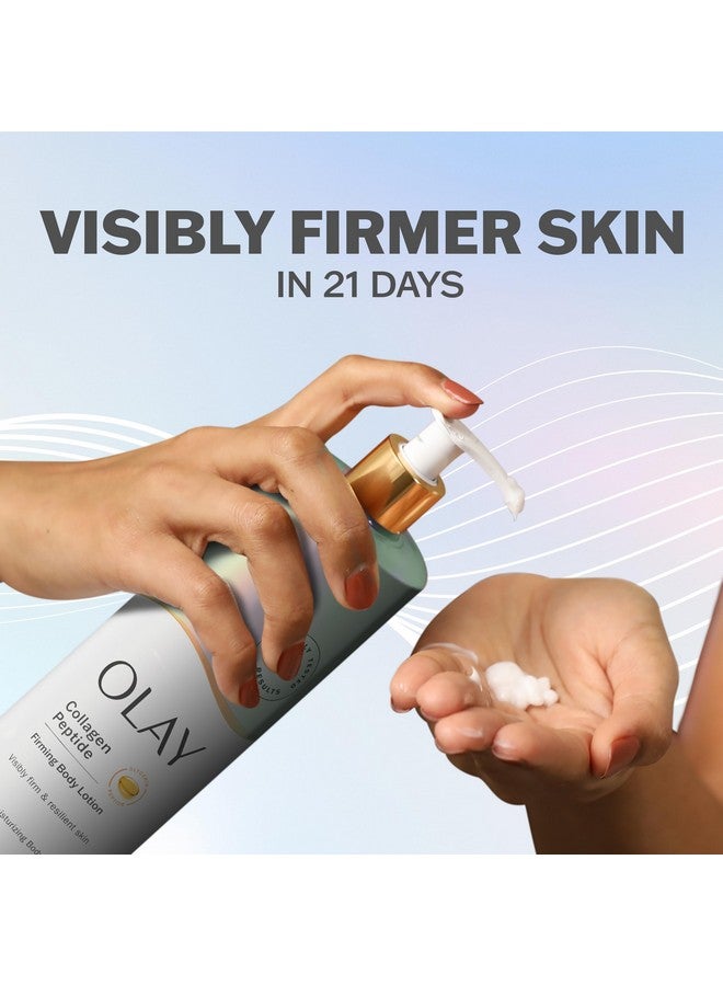 Olay Body Lotion Firming & Hydrating for Women with Collagen, 24hr Moisturizing, Vitamin E & Vitamin B3 Complex, Fast Absorbing Formula, 17 fl oz - Image 3