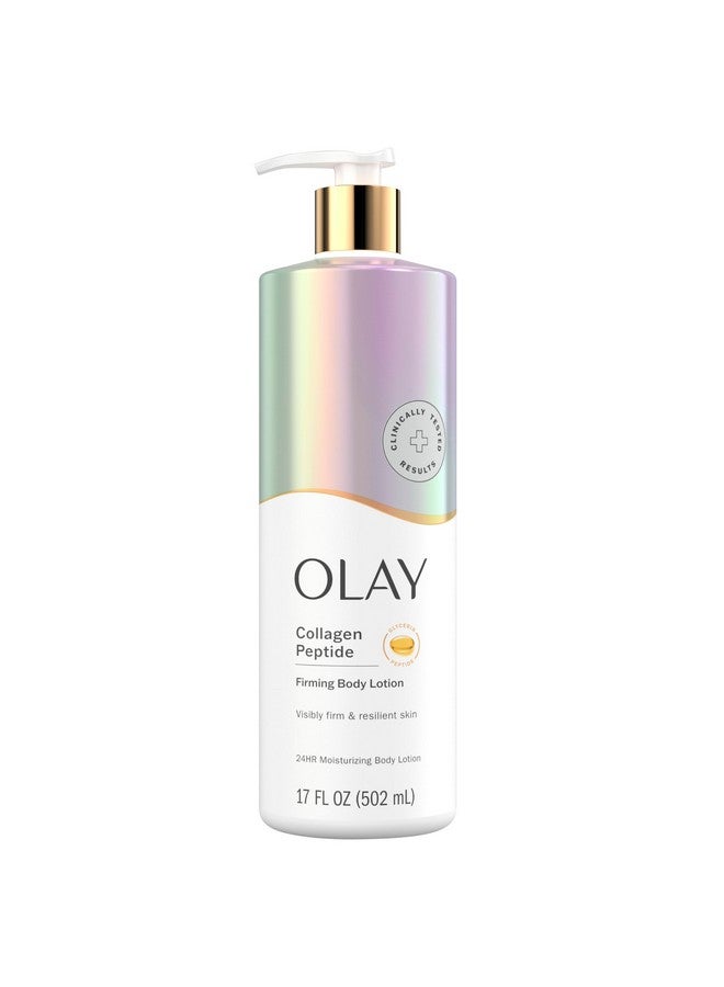 Olay Body Lotion Firming & Hydrating for Women with Collagen, 24hr Moisturizing, Vitamin E & Vitamin B3 Complex, Fast Absorbing Formula, 17 fl oz - Image 1