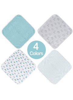 softan Softan Baby Washcloths, 24Pack Baby Wash Cloths Extra Soft & Ultra Absorbent, Baby Towels and Washcloths Face Towel Unisex for Boys Girls Face & Body, Washclothes Gentle on Sensitive Skin, 9''x 9''  - Image 4