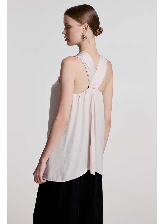 BSB Crossed sleeveless blouse - Image 2