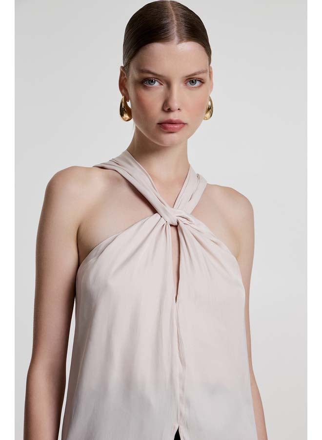BSB Crossed sleeveless blouse - Image 5