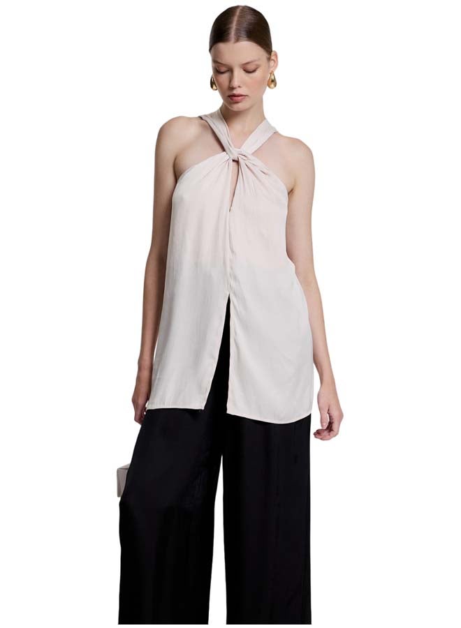 BSB Crossed sleeveless blouse - Image 1