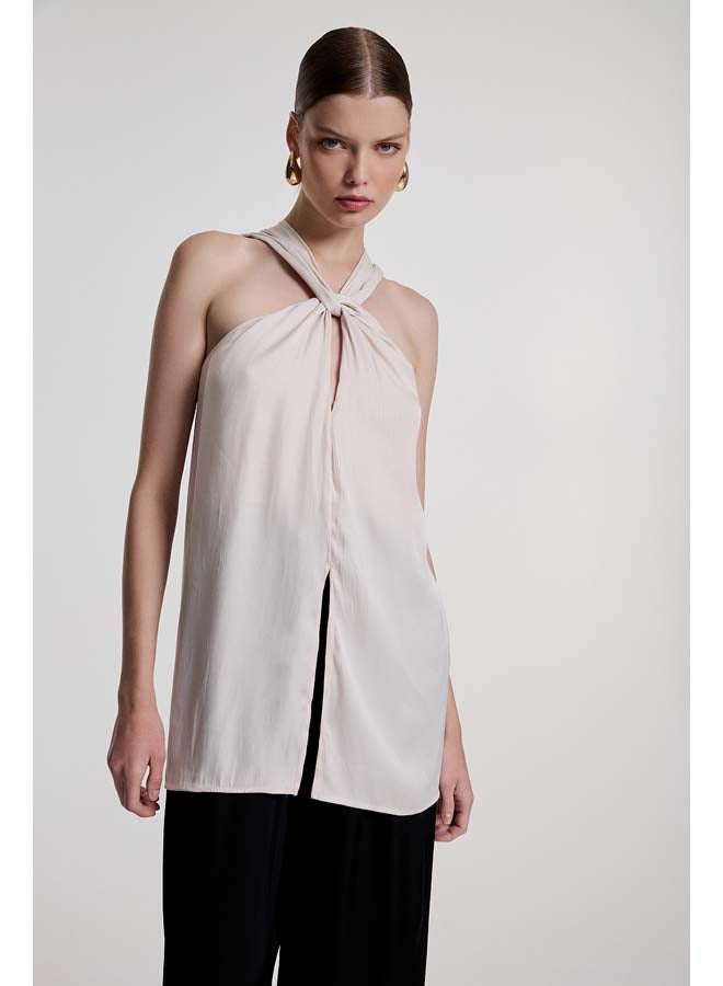 BSB Crossed sleeveless blouse - Image 4