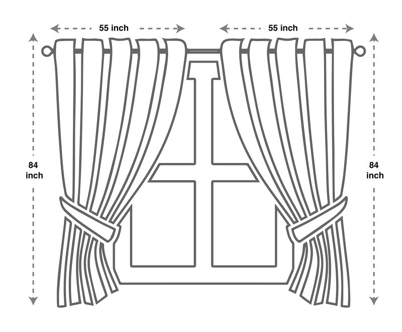 GLORY RUGS Jacquard Luxury Window 2 Panel Set White Curtain with Attached Valance and Backing Bedroom Living Room Dining 2 Curtains 55x84 inches Each Jana - Image 4
