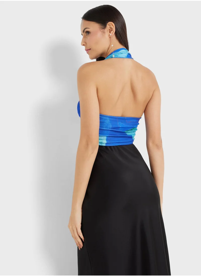 Finders Keepers Halter Neck Crop Top