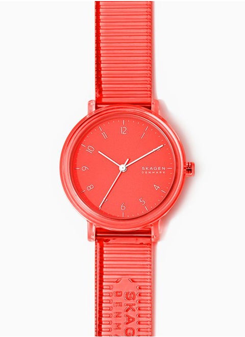 Women's Analog Round Shape Polyurethane Wrist Watch SKW2856 - 36 Mm
