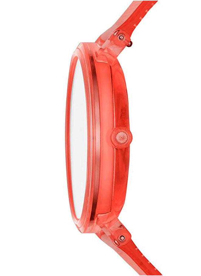 Women's Analog Round Shape Polyurethane Wrist Watch SKW2856 - 36 Mm