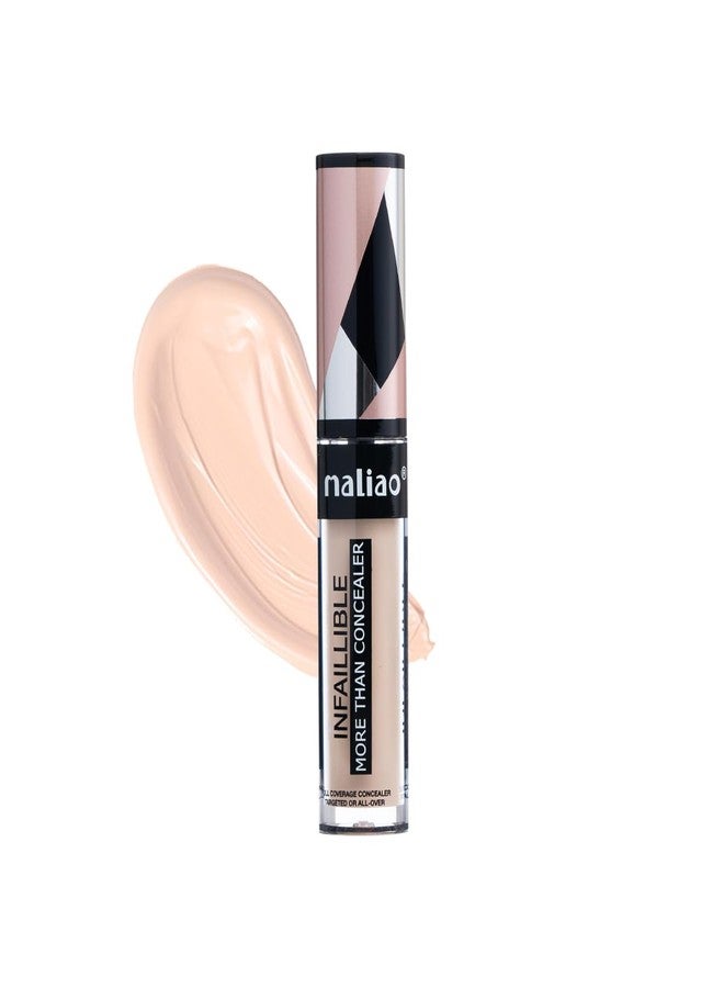 Maliao Infaillible More Than Concealer | Full Coverage | Long-Lasting | Lightweight Formula | Waterproof & Crease-Resistant | White Ivory, 20ml - Image 1