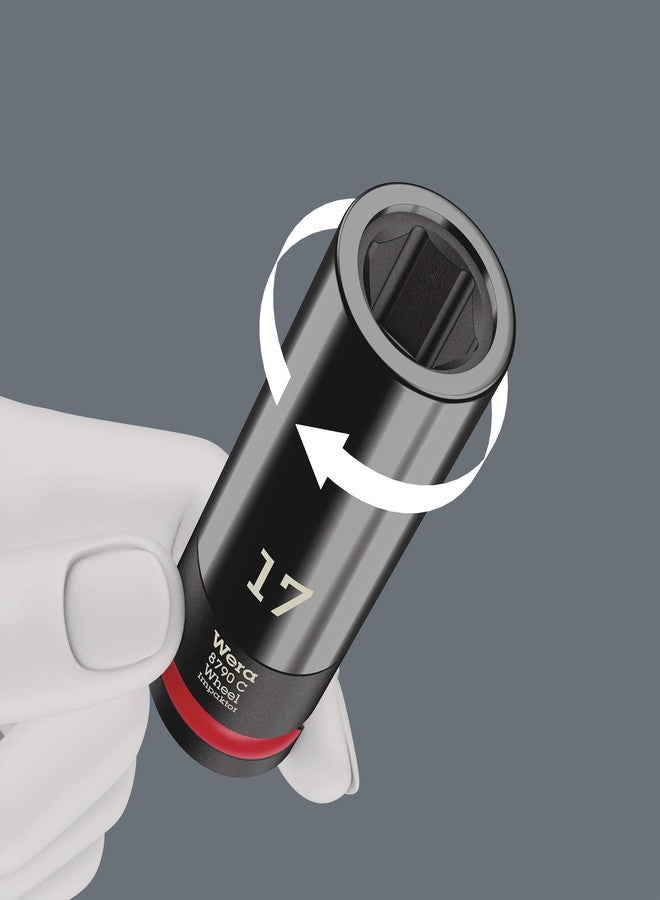 Wera 8790 C Wheel (1/2" drv Impact Socket) Wheel SW 17 / RED - Image 3