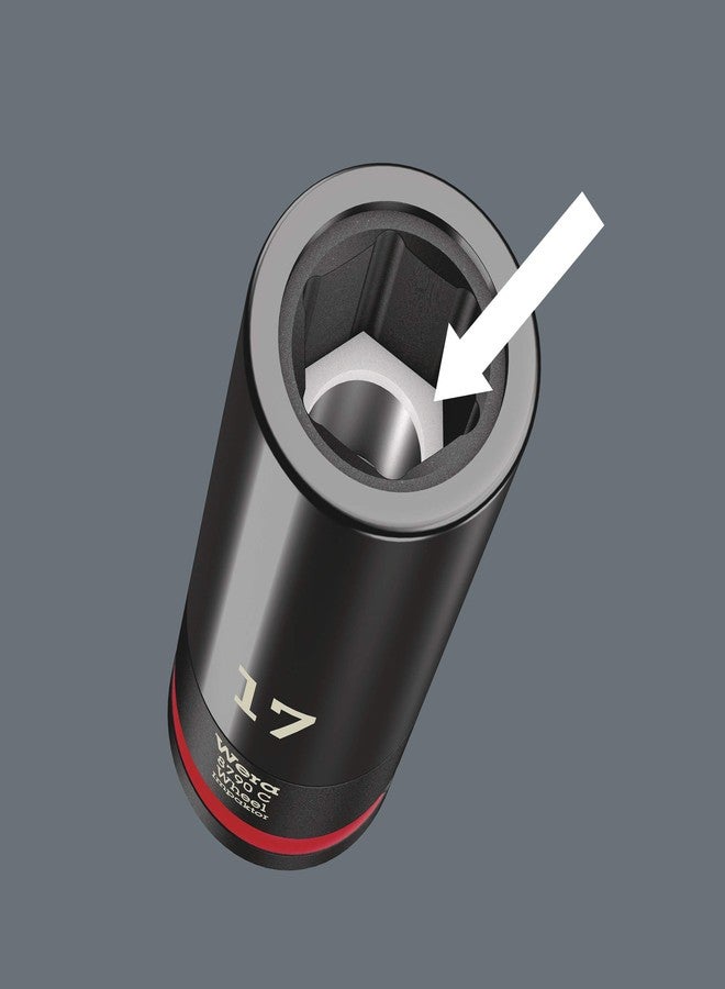 Wera 8790 C Wheel (1/2" drv Impact Socket) Wheel SW 17 / RED - Image 4