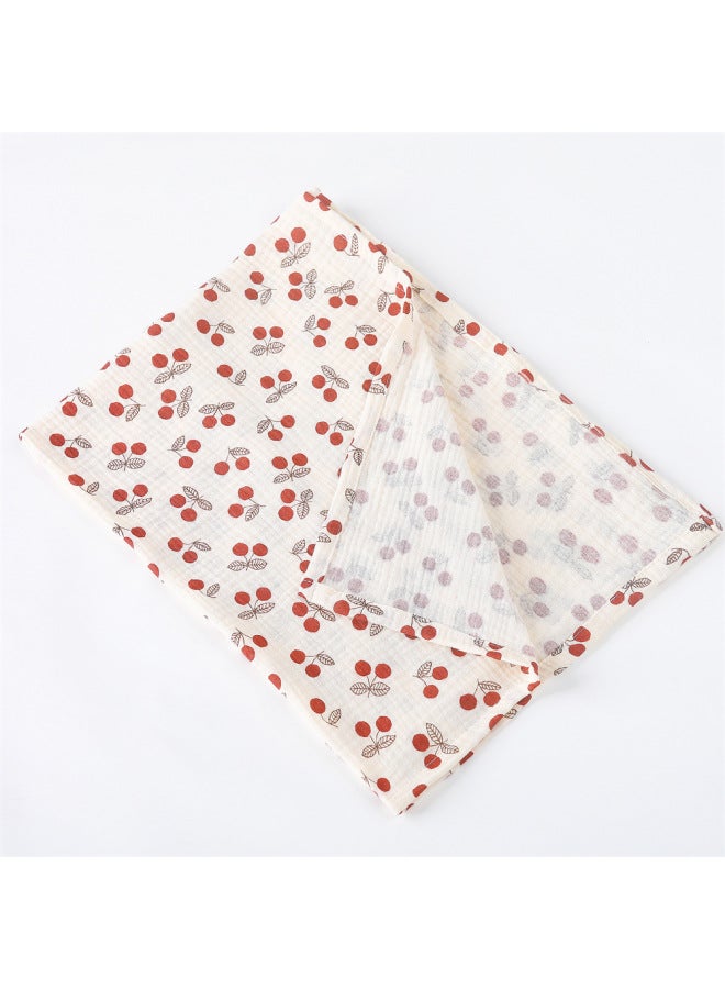Baby Cotton Gauze Blanket Baby Photo Blanket Newborn Printed Bath Towel Bed Sheet Cover