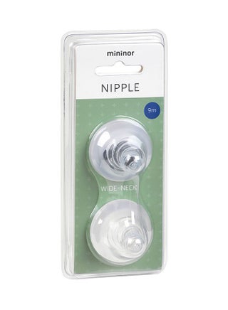 2-Pieces Natural bottle teat 9M - view 2
