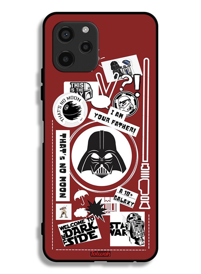 Tolwak Huawei nova Y61 Protective Case Cover Welcome To The Dark Side Sticker - Image 2