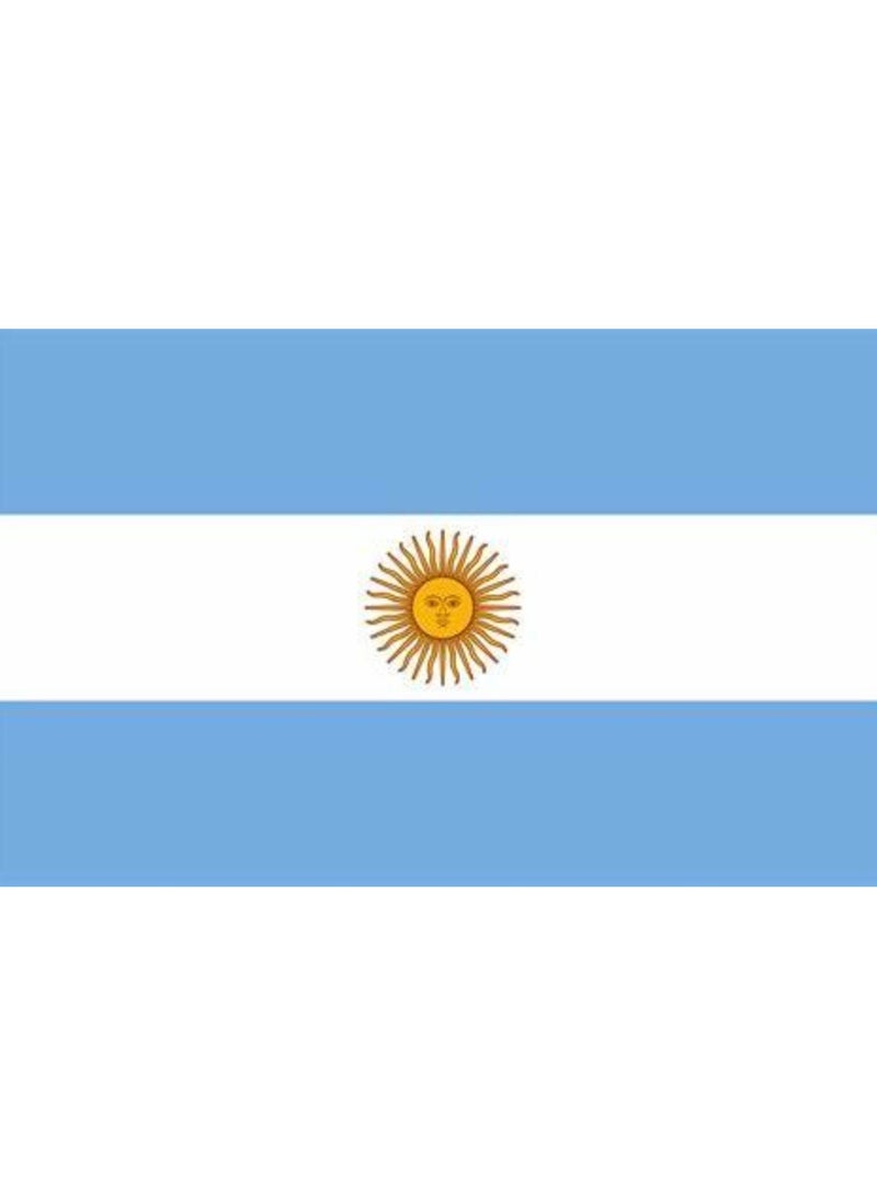 Vitacelli ARGENTINA  Flag National Day Durable Long Lasting For Outdoor And Indoor Use For Building Home And Car Decoration 150X90CM  - Image 1