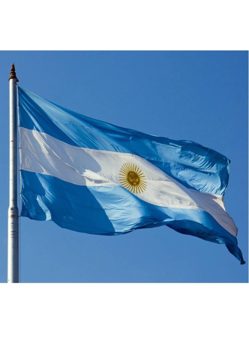 Vitacelli ARGENTINA  Flag National Day Durable Long Lasting For Outdoor And Indoor Use For Building Home And Car Decoration 150X90CM  - Image 3