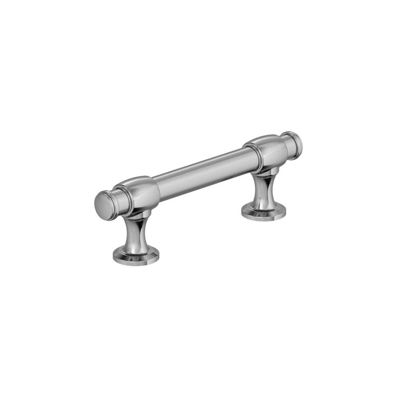 Amerock BP3677026 Polished Chrome Cabinet Pull 3 in 76 mm CentertoCenter Cabinet Handle Winsome Drawer Pull Kitchen Cabinet Handle Furniture Hardware