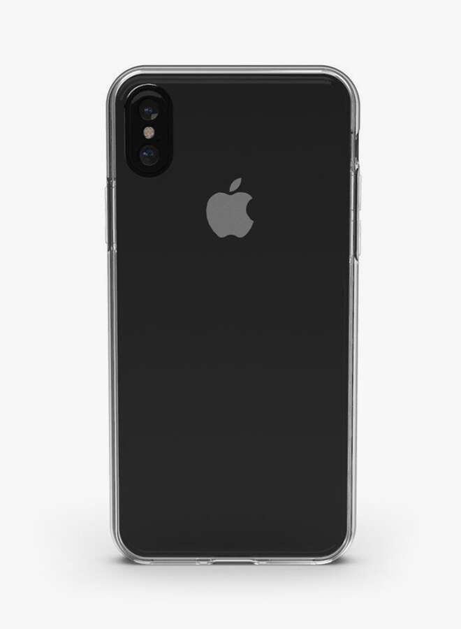 شيزي غطاء حماية من السيليكون لهاتف أبل آيفون X شفاف - Image 3