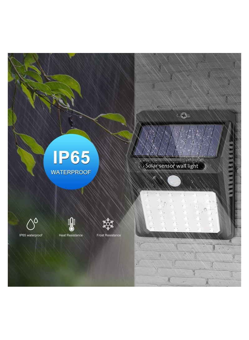 ELTERAZONE Wireless IP 65 Waterproof 42 LED Solar Lights - Pack of 10/3 Working Mode - Image 4