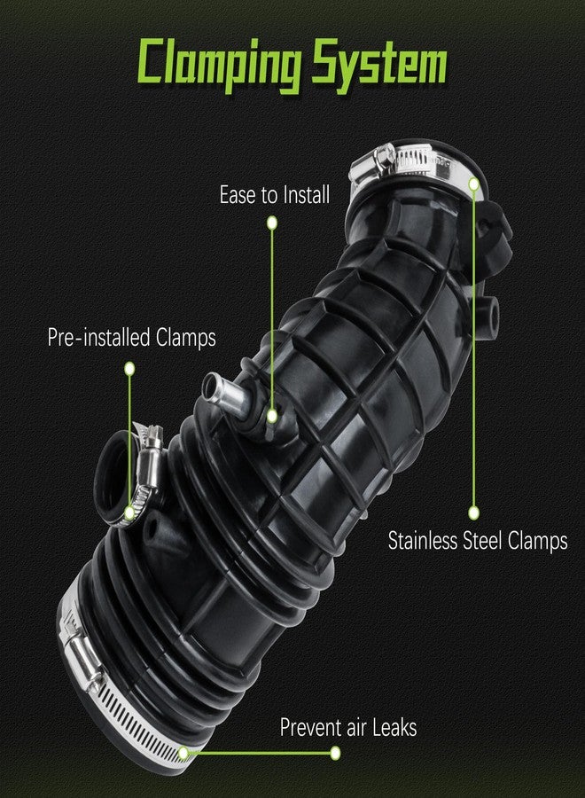 VINMS 17228-RAA-A00 Engine Air Intake Hose Tube With Clamps for Honda 2003 2004 2005 2006 2007 Accord 2.4L 17228RAAA00 696-739 696739 - Image 4