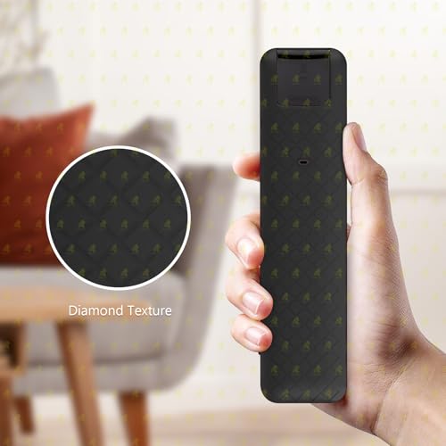 RAYA Silicone Remote Cover Compatible with 2025 LG AI TV QNED 8AA / 8CA Smart TV Remote Case with Lanyard (Black) - Image 5