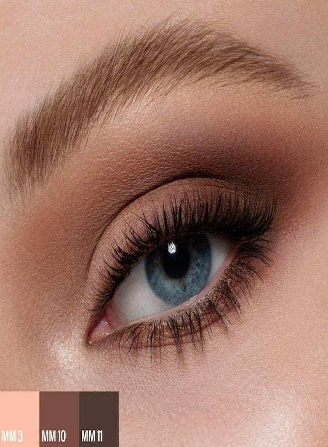 Makeup by Mario Master Mattes Eyeshadow Palette – 12 x 0.03 oz / 1 g | Professional Neutral Matte Eyeshadow Palette - Image 5