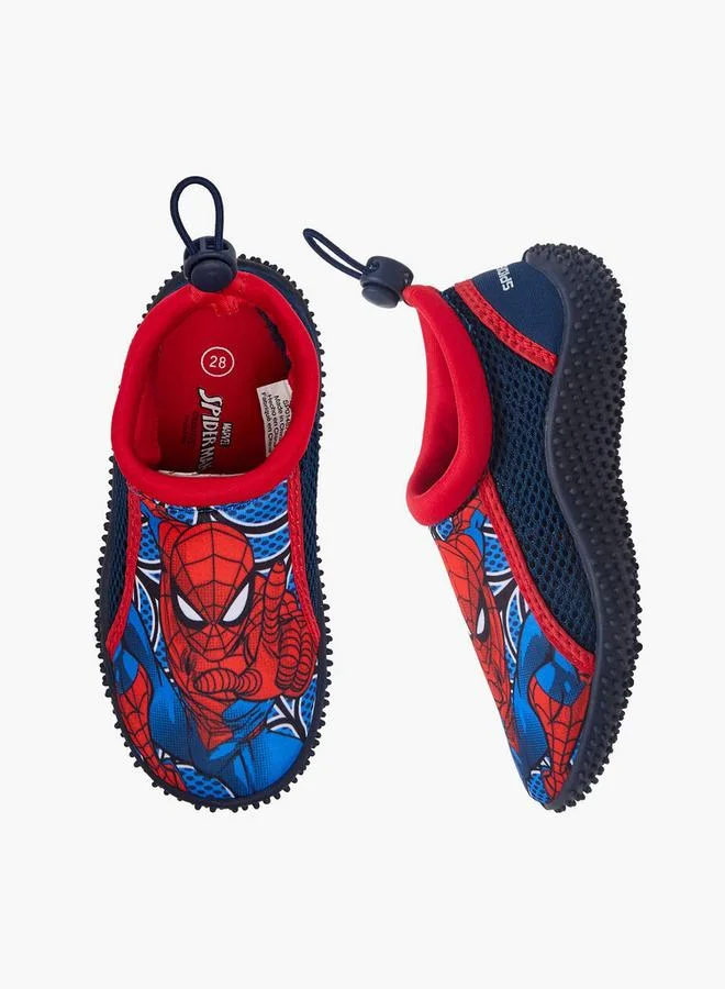 مارفل Spider-Man Print Slip-On Pool Shoes