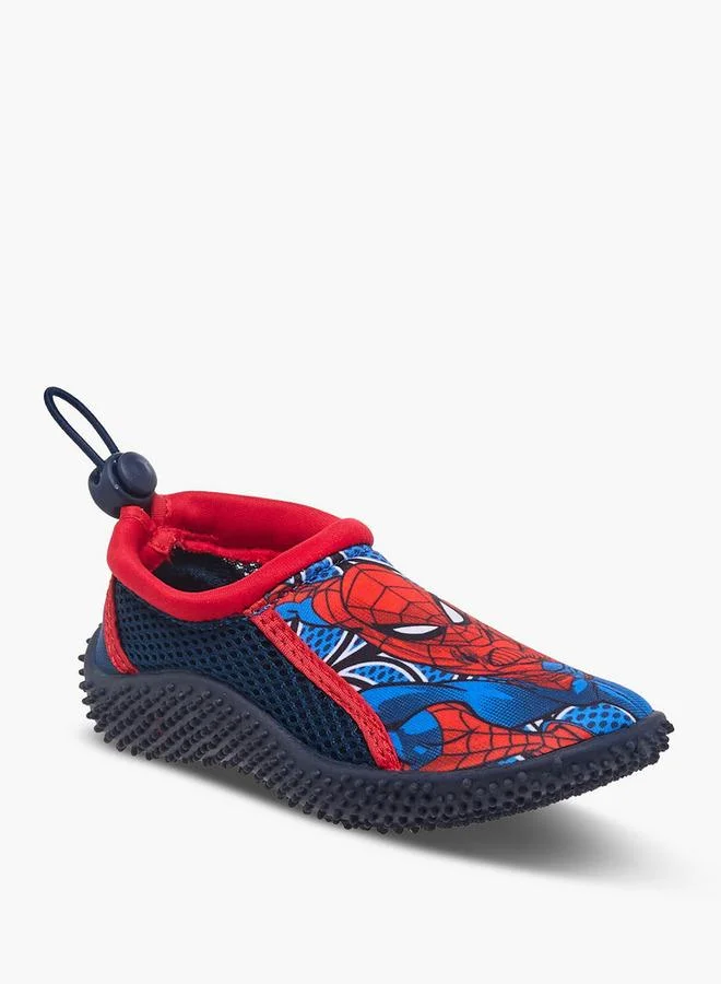 MARVEL Spider-Man Print Slip-On Pool Shoes