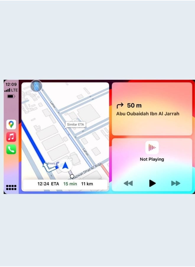 Car LCD 8GB RAM Screen With 128GB Internal Memory With iOS Android Mirror Link High Quality