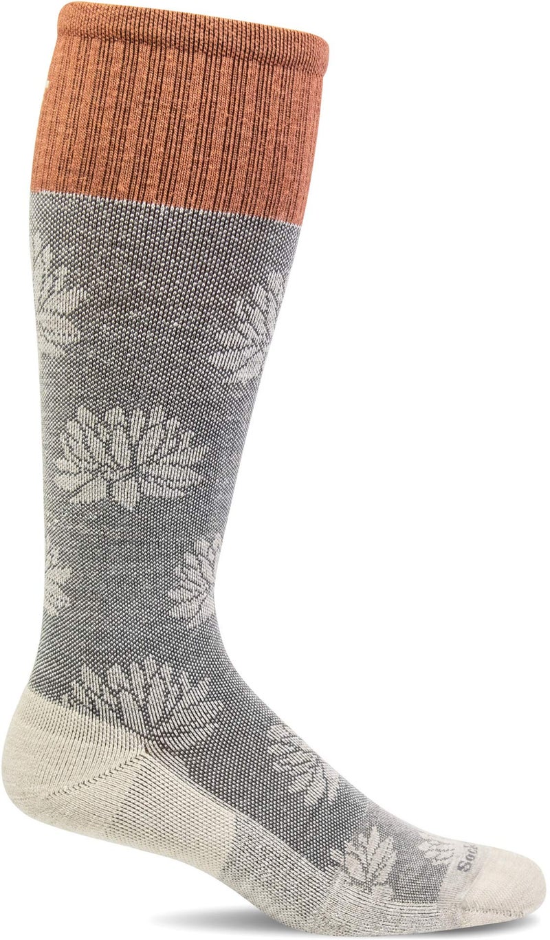 Sockwell Women's Lotus Lift Firm Graduated Compression Sock, Barley - M/L - Image 1
