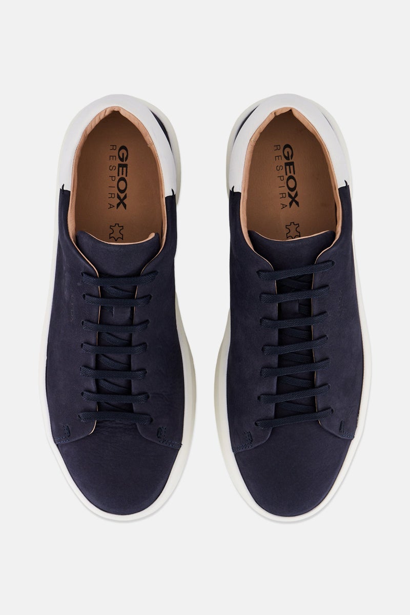 GEOX Men U Velletri Lace Up Sneakers, Navy - Image 2