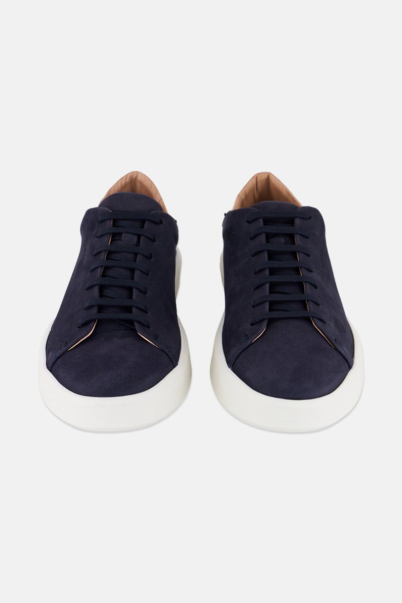 GEOX Men U Velletri Lace Up Sneakers, Navy - Image 4