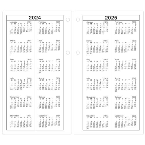 AT-A-GLANCE 2025 Desk Calendar Refill, Daily, 4-1/2" x 8", Large, Loose-Leaf (E2105025) - Image 5