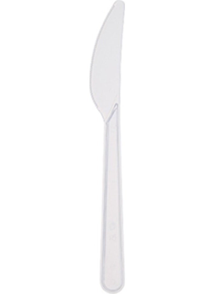 Zigzag Home Knife Transparent 17.5 cm Pk of 25 