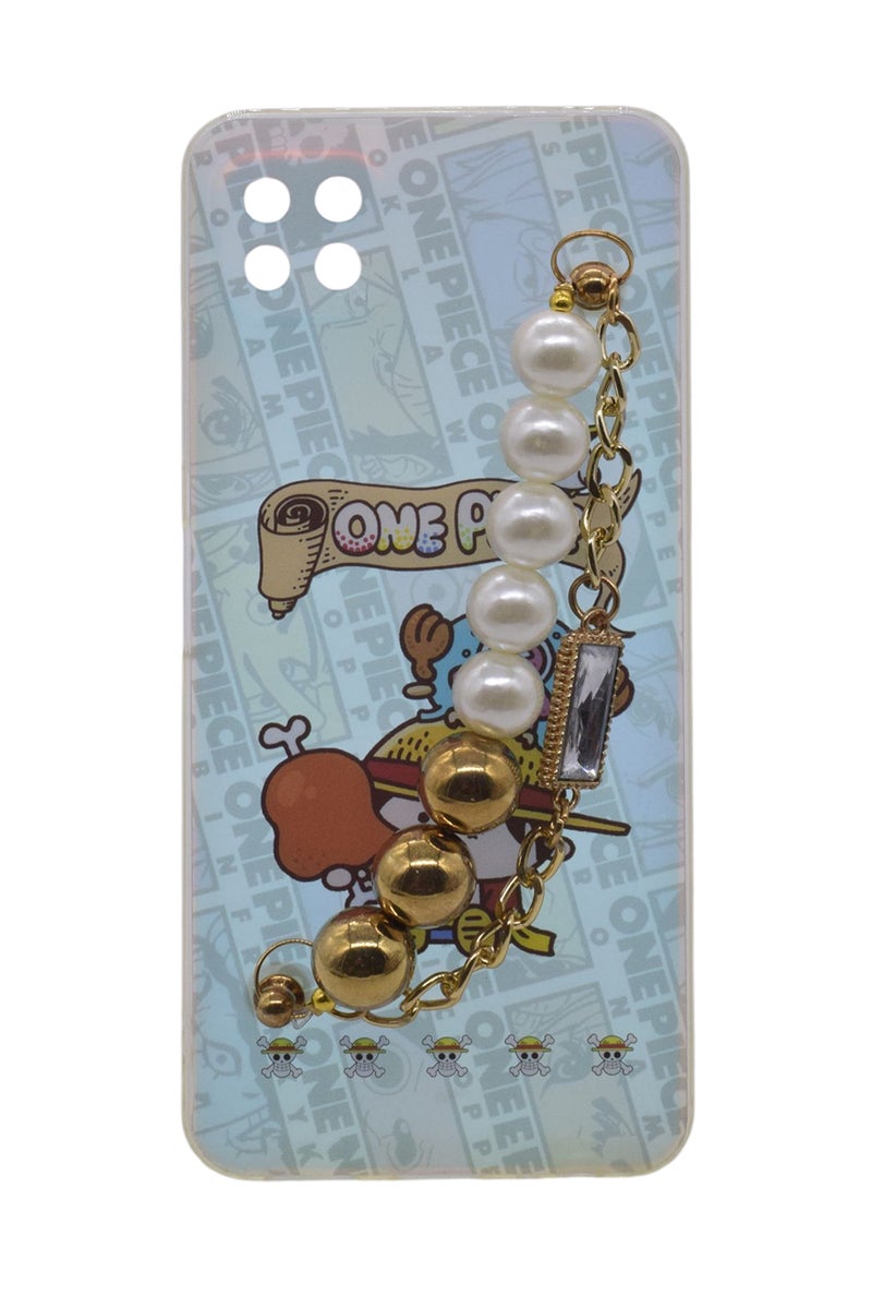 CFS Chain Design TPU Back Cover for Samsung Galaxy A22 5G - Multicolor - Image 1
