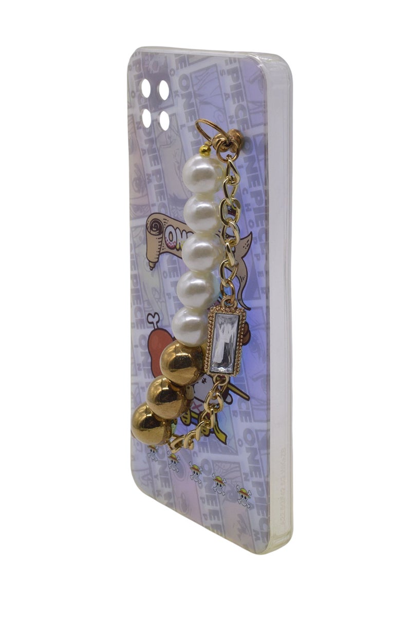CFS Chain Design TPU Back Cover for Samsung Galaxy A22 5G - Multicolor - Image 3