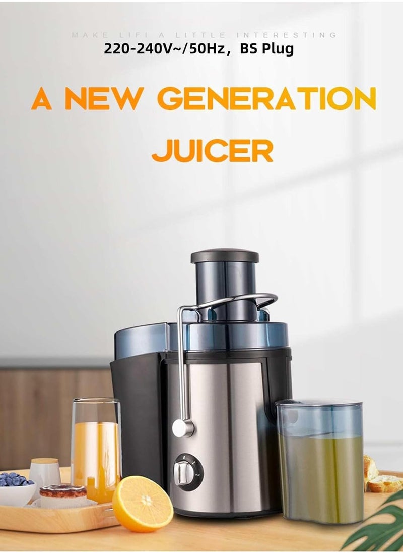 Shopit Juicer Extractor with Stainless Steel Design Centrifugal Juicing Machine, Electric Juicer for Whole Fruits and Vegetables  - Image 2