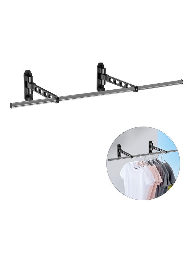 NIBEMINENT Wall Mounted Clothes Hangers Black 1.164kg - Image 4
